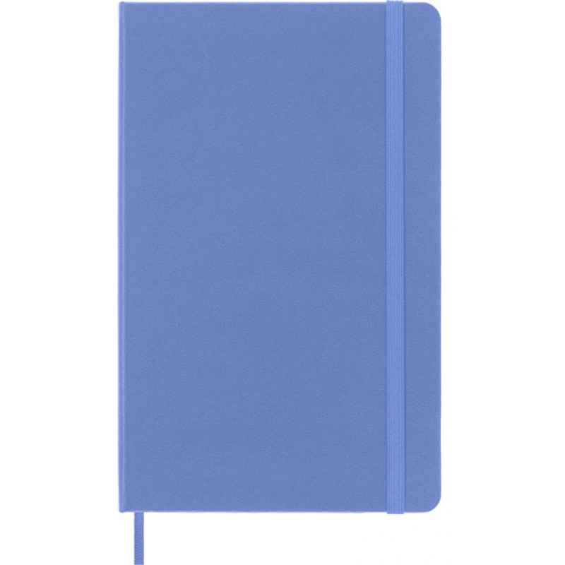 Notes MOLESKINE Classic L (13x21 cm) w linie, twarda oprawa, hydrangea blue, 240 stron, niebieski