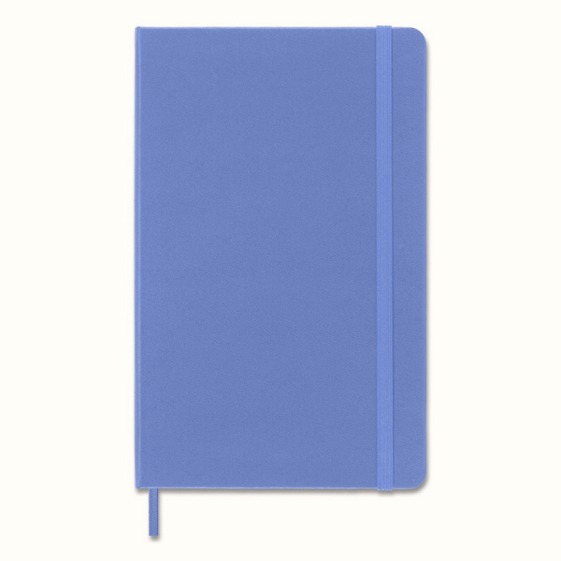 Notes MOLESKINE Classic L (13x21 cm) w linie, twarda oprawa, hydrangea blue, 240 stron, niebieski