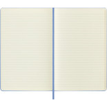Notes MOLESKINE Classic L (13x21 cm) w linie, twarda oprawa, hydrangea blue, 240 stron, niebieski