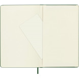 Notes MOLESKINE Classic L (13x21cm) w kropki, twarda oprawa, myrtle green, 240 stron, zielony