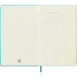 Notes MOLESKINE Classic L (13x21 cm) w linie, twarda oprawa, reef blue, 240 stron, niebieski