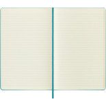 Notes MOLESKINE Classic L (13x21 cm) w linie, twarda oprawa, reef blue, 240 stron, niebieski