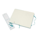Notes MOLESKINE Classic L (13x21 cm) w linie, twarda oprawa, reef blue, 240 stron, niebieski