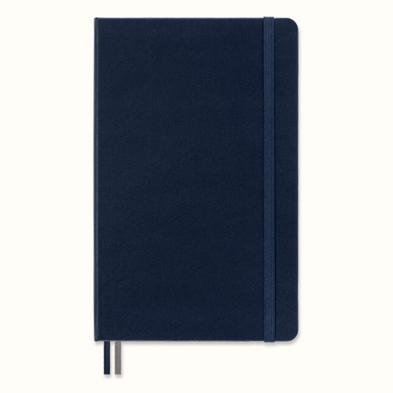 Notes MOLESKINE Classic L (13x21 cm) w linie, twarda oprawa, sapphire blue, 400 stron, niebieski