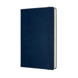 Notes MOLESKINE Classic L (13x21 cm) w linie, twarda oprawa, sapphire blue, 400 stron, niebieski