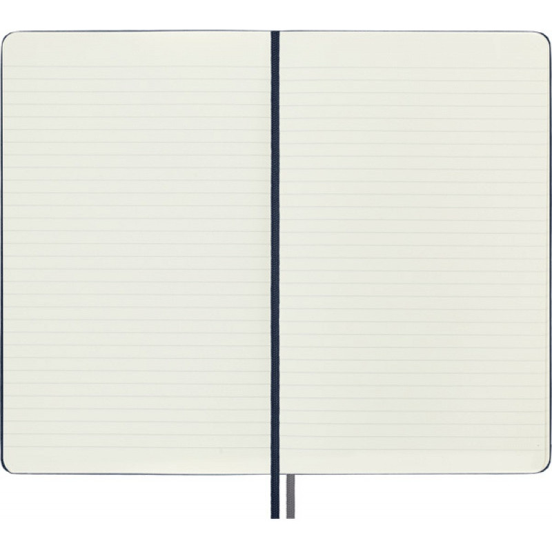 Notes MOLESKINE Classic L (13x21 cm) w linie, twarda oprawa, sapphire blue, 400 stron, niebieski