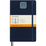 Notes MOLESKINE Classic L (13x21 cm) w linie, twarda oprawa, sapphire blue, 400 stron, niebieski