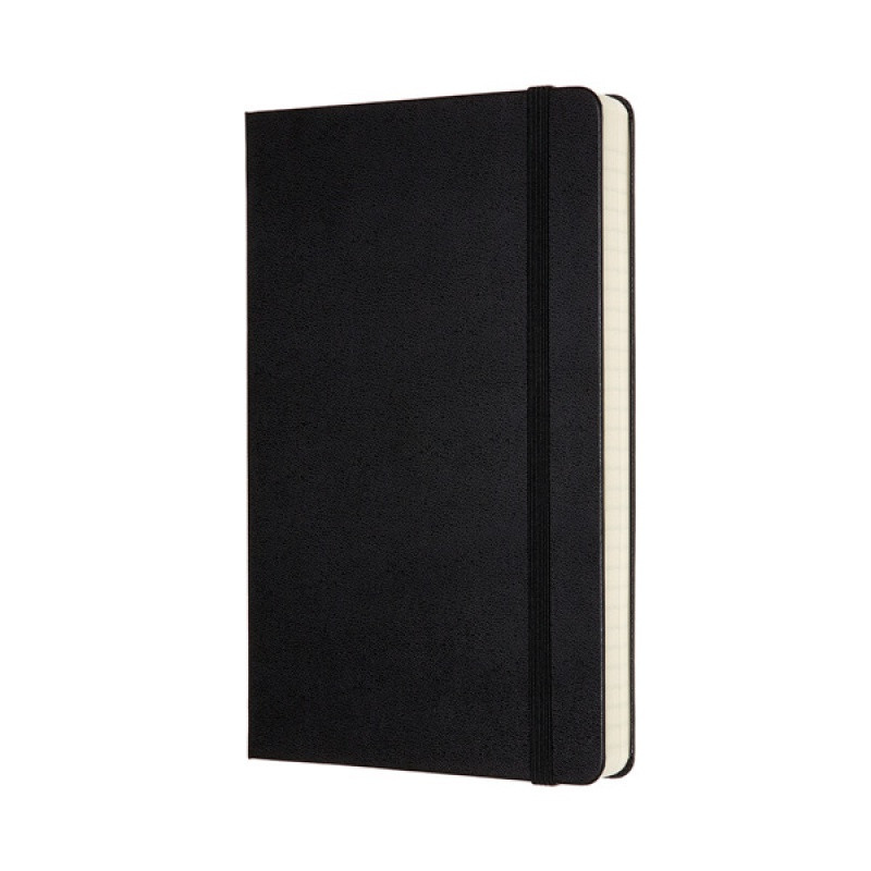 Notes MOLESKINE Classic L (13x21cm) w linie, twarda oprawa, 400 stron, czarny
