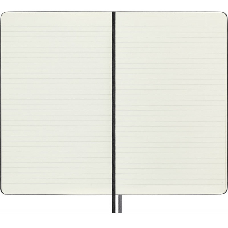 Notes MOLESKINE Classic L (13x21cm) w linie, twarda oprawa, 400 stron, czarny