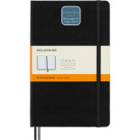 Notes MOLESKINE Classic L (13x21cm) w linie, twarda oprawa, 400 stron, czarny