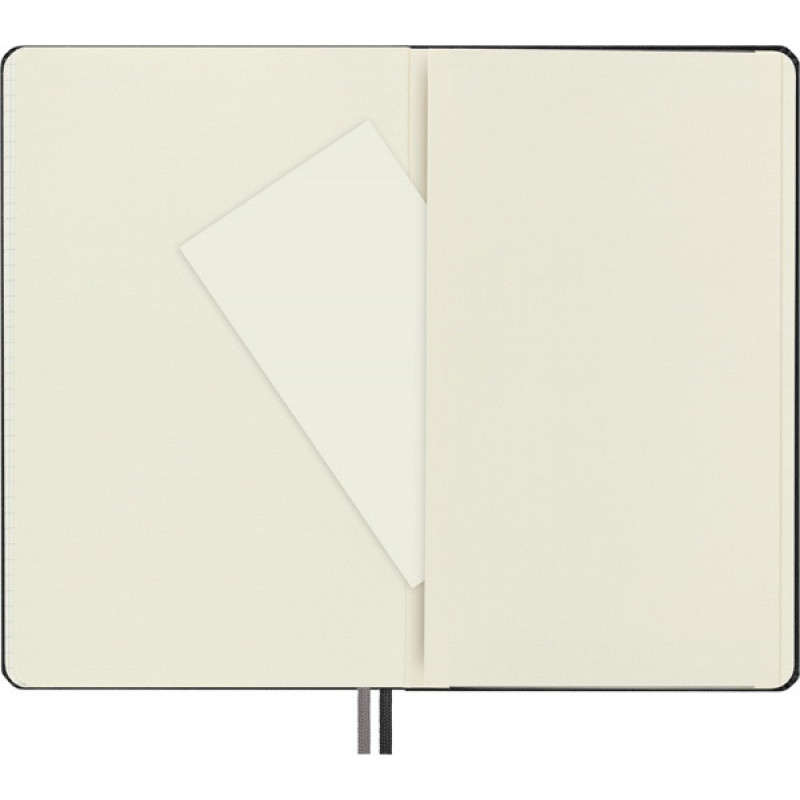 Notes MOLESKINE Classic L (13x21cm) w kratkę, twarda oprawa, 400 stron, czarny