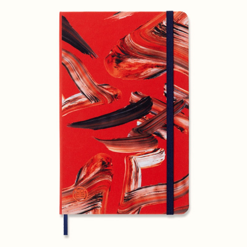 Notes MOLESKINE edycja limitowana Year of the Tiger L (13 × 21 cm) w linie, czerwony