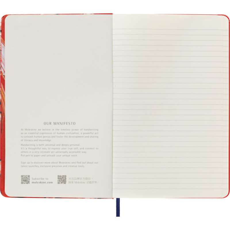Notes MOLESKINE edycja limitowana Year of the Tiger L (13 × 21 cm) w linie, czerwony