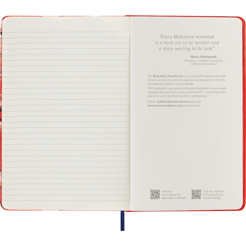 Notes MOLESKINE edycja limitowana Year of the Tiger L (13 × 21 cm) w linie, czerwony