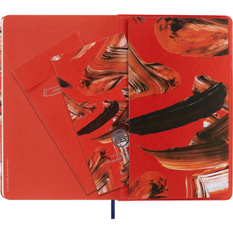 Notes MOLESKINE edycja limitowana Year of the Tiger L (13 × 21 cm) w linie, czerwony