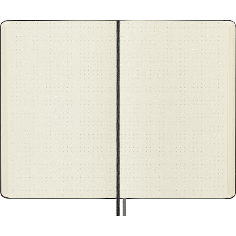 Notes MOLESKINE Classic L (13x21cm) w kropki, twarda oprawa, 400 stron, czarny