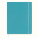 Notes MOLESKINE Classic XL (19x25 cm) w linie, twarda oprawa, reef blue, 192 strony, niebieski