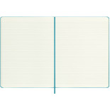 Notes MOLESKINE Classic XL (19x25 cm) w linie, twarda oprawa, reef blue, 192 strony, niebieski