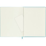Notes MOLESKINE Classic XL (19x25 cm) w linie, twarda oprawa, reef blue, 192 strony, niebieski