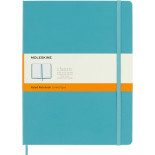 Notes MOLESKINE Classic XL (19x25 cm) w linie, twarda oprawa, reef blue, 192 strony, niebieski