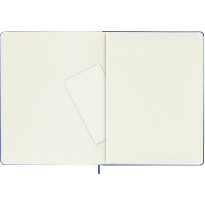 Notes MOLESKINE Classic XL (19x25 cm) w linie, twarda oprawa, hydrangea blue, 192 strony, niebieski