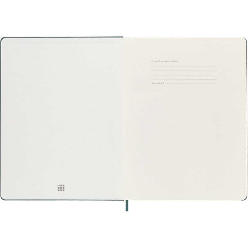 Notes MOLESKINE PROFESSIONAL XL (19x25 cm), forest green, twarda oprawa, 192 strony, zielony