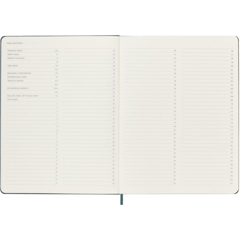 Notes MOLESKINE PROFESSIONAL XL (19x25 cm), forest green, twarda oprawa, 192 strony, zielony