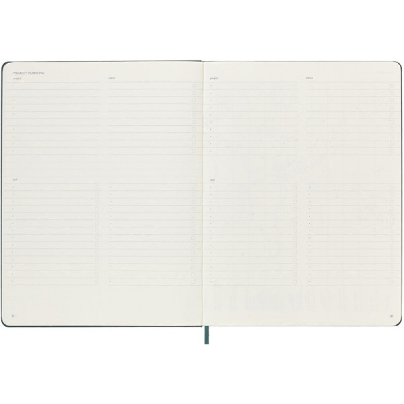 Notes MOLESKINE PROFESSIONAL XL (19x25 cm), forest green, twarda oprawa, 192 strony, zielony