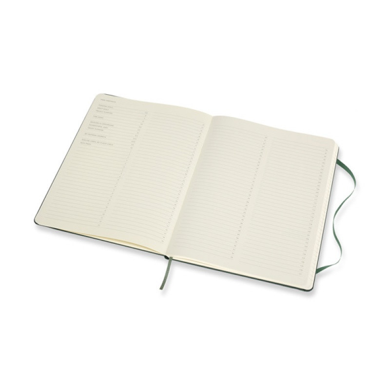 Notes MOLESKINE PROFESSIONAL XL (19x25 cm), forest green, twarda oprawa, 192 strony, zielony