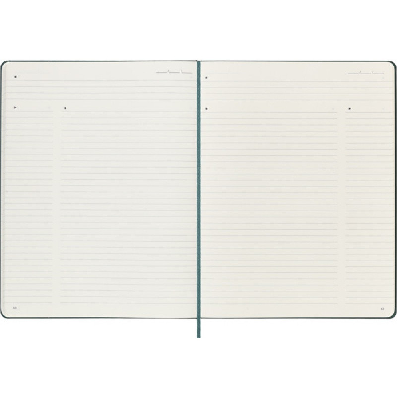 Notes MOLESKINE PROFESSIONAL XL (19x25 cm), forest green, twarda oprawa, 192 strony, zielony