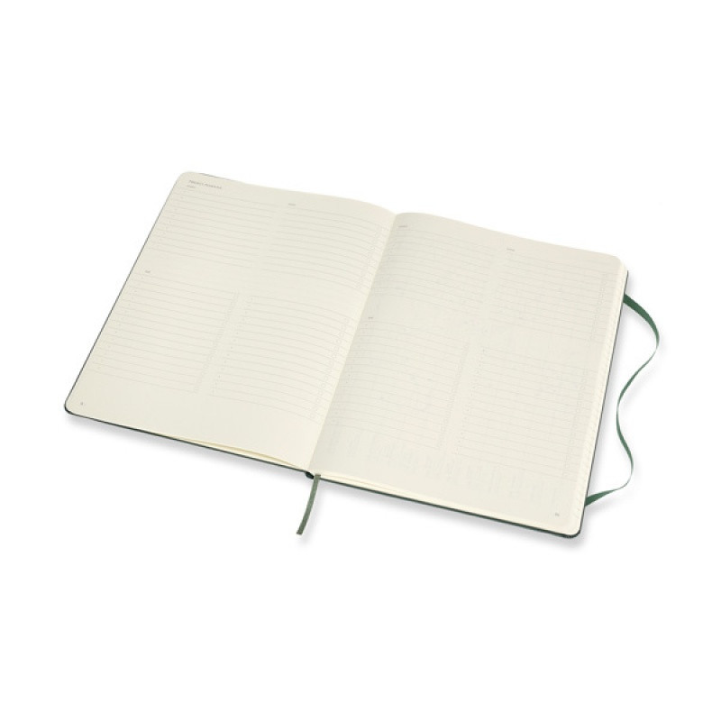 Notes MOLESKINE PROFESSIONAL XL (19x25 cm), forest green, twarda oprawa, 192 strony, zielony