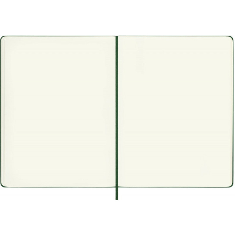 Notes MOLESKINE Classic XL (19x25cm) gładki, twarda oprawa, myrtle green, 192 strony, zielony