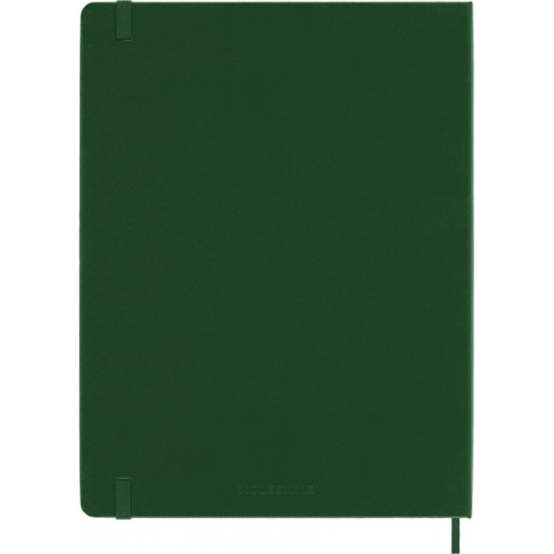 Notes MOLESKINE Classic XL (19x25cm) gładki, twarda oprawa, myrtle green, 192 strony, zielony