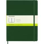 Notes MOLESKINE Classic XL (19x25cm) gładki, twarda oprawa, myrtle green, 192 strony, zielony