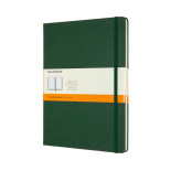 Notes MOLESKINE Classic XL (19x25cm) w linie, twarda oprawa, myrtle green, 192 strony, zielony