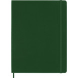 Notes MOLESKINE Classic XL (19x25cm) w linie, twarda oprawa, myrtle green, 192 strony, zielony