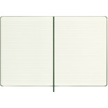 Notes MOLESKINE Classic XL (19x25cm) w linie, twarda oprawa, myrtle green, 192 strony, zielony