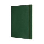 Notes MOLESKINE XL (19x25cm) w kropki, miękka oprawa, myrtle green, 192 strony, zielony