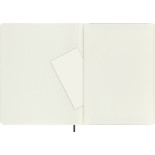 Notes MOLESKINE XL (19x25cm) w kropki, miękka oprawa, myrtle green, 192 strony, zielony