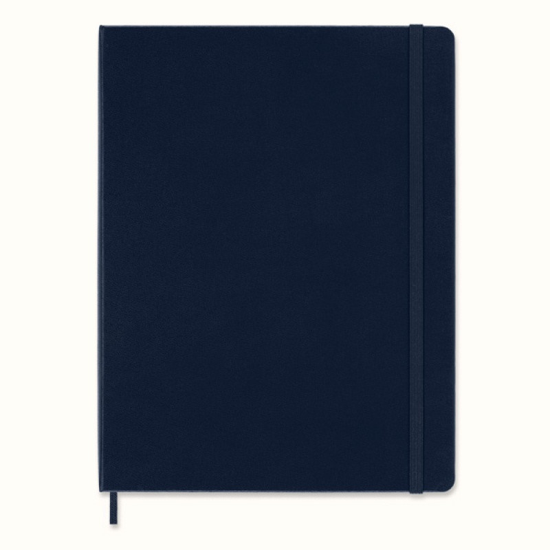 Notes MOLESKINE Classic XL (19x25cm) w linie, twarda oprawa, sapphire blue, 192 strony, niebieski