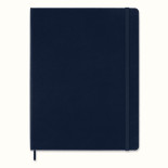 Notes MOLESKINE Classic XL (19x25cm) w linie, twarda oprawa, sapphire blue, 192 strony, niebieski