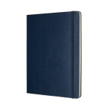 Notes MOLESKINE Classic XL (19x25cm) w linie, twarda oprawa, sapphire blue, 192 strony, niebieski