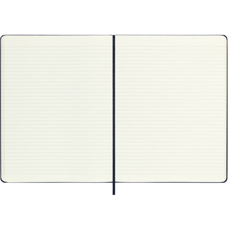 Notes MOLESKINE Classic XL (19x25cm) w linie, twarda oprawa, sapphire blue, 192 strony, niebieski