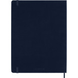 Notes MOLESKINE Classic XL (19x25cm) w linie, twarda oprawa, sapphire blue, 192 strony, niebieski