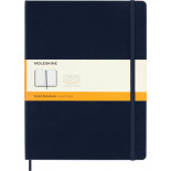 Notes MOLESKINE Classic XL (19x25cm) w linie, twarda oprawa, sapphire blue, 192 strony, niebieski
