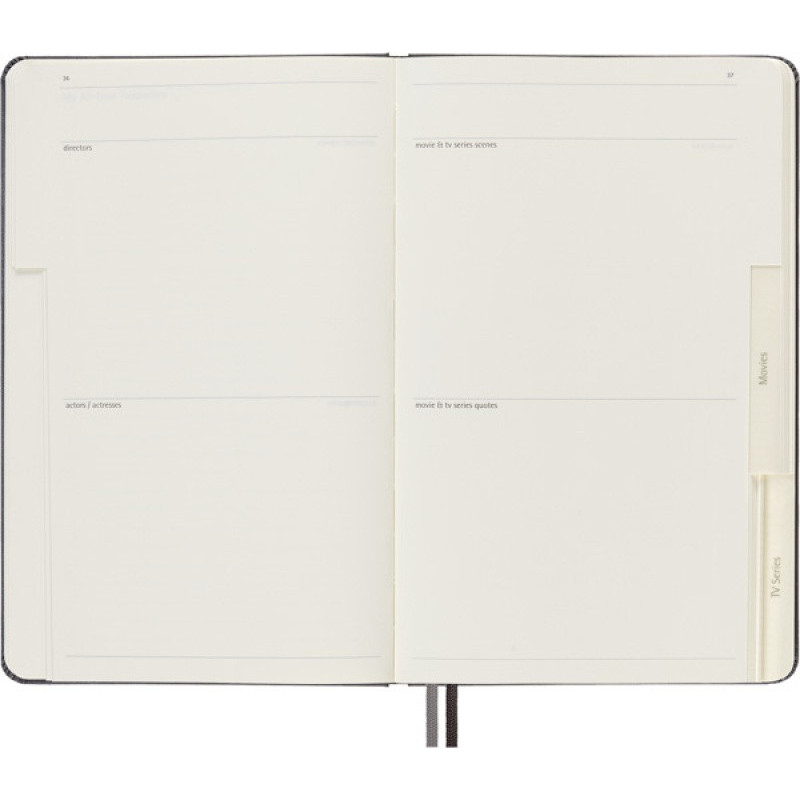 Notes MOLESKINE Passion Journal Movies & TV, 400 stron