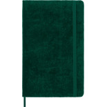Notes MOLESKINE edycja limitowana Velvet L (13x21 cm) w linie, BOX, zielony