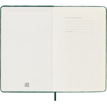 Notes MOLESKINE edycja limitowana Velvet L (13x21 cm) w linie, BOX, zielony