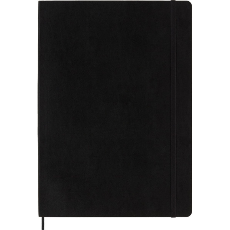 Notes MOLESKINE Classic A4 (21x29,7 cm) w kratkę, miękka oprawa, 192 strony, czarny