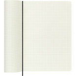 Notes MOLESKINE Classic A4 (21x29,7 cm) w kratkę, miękka oprawa, 192 strony, czarny